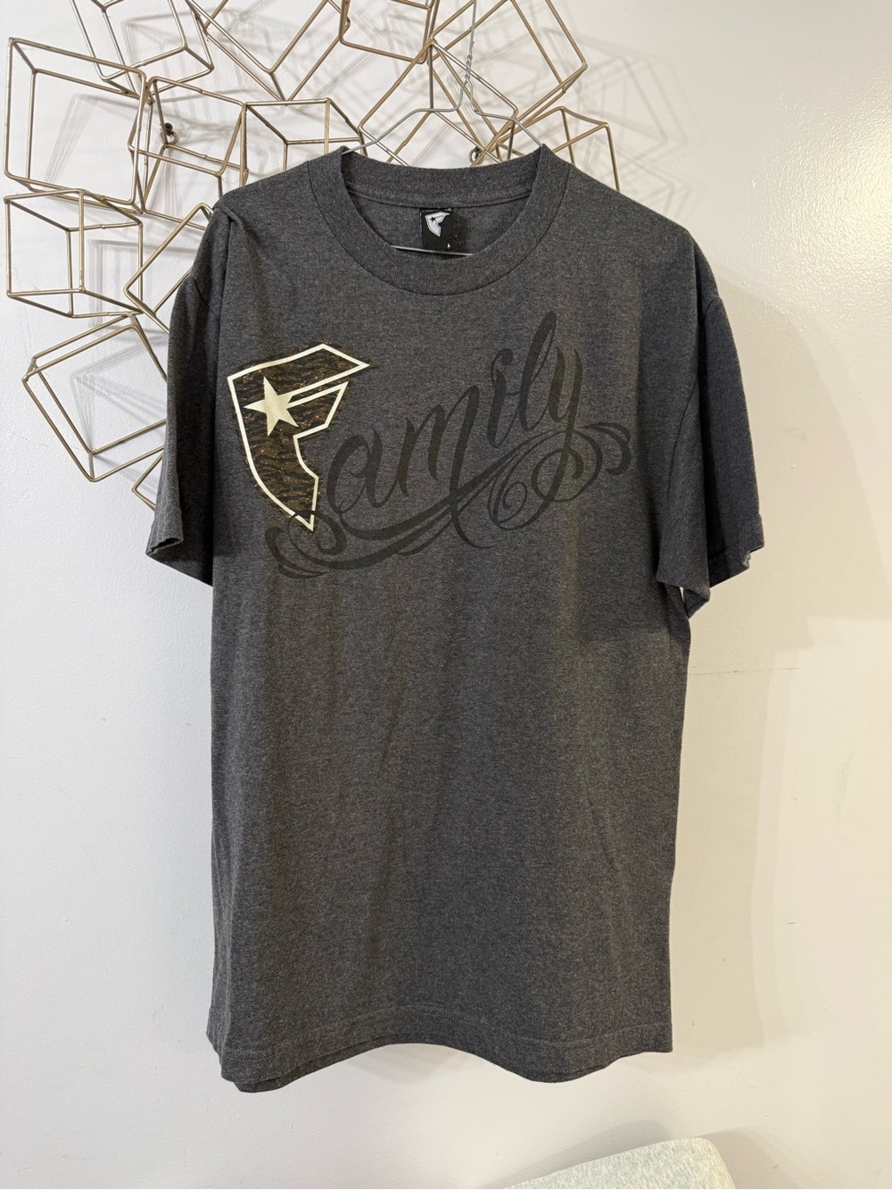 Famous Family Graphic Tee - Dark Gray